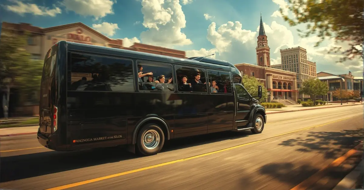 Explore Attractions with Our Waco Party Bus
