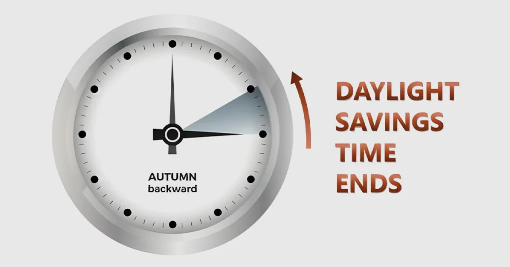 When Daylight Saving Time Ends — “Fall Back” on November 2, 2025