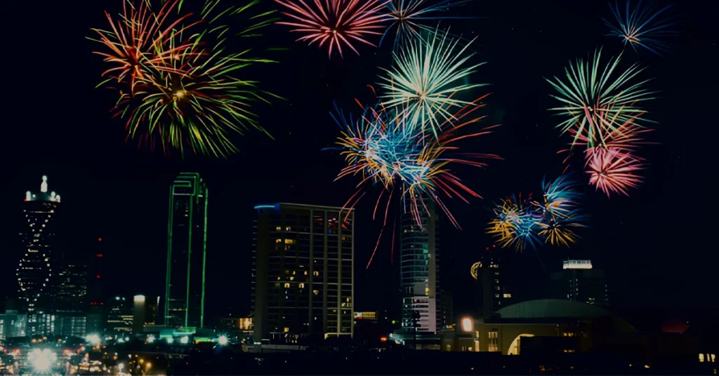 Fireworks Shows in Dallas on New Year's Eve