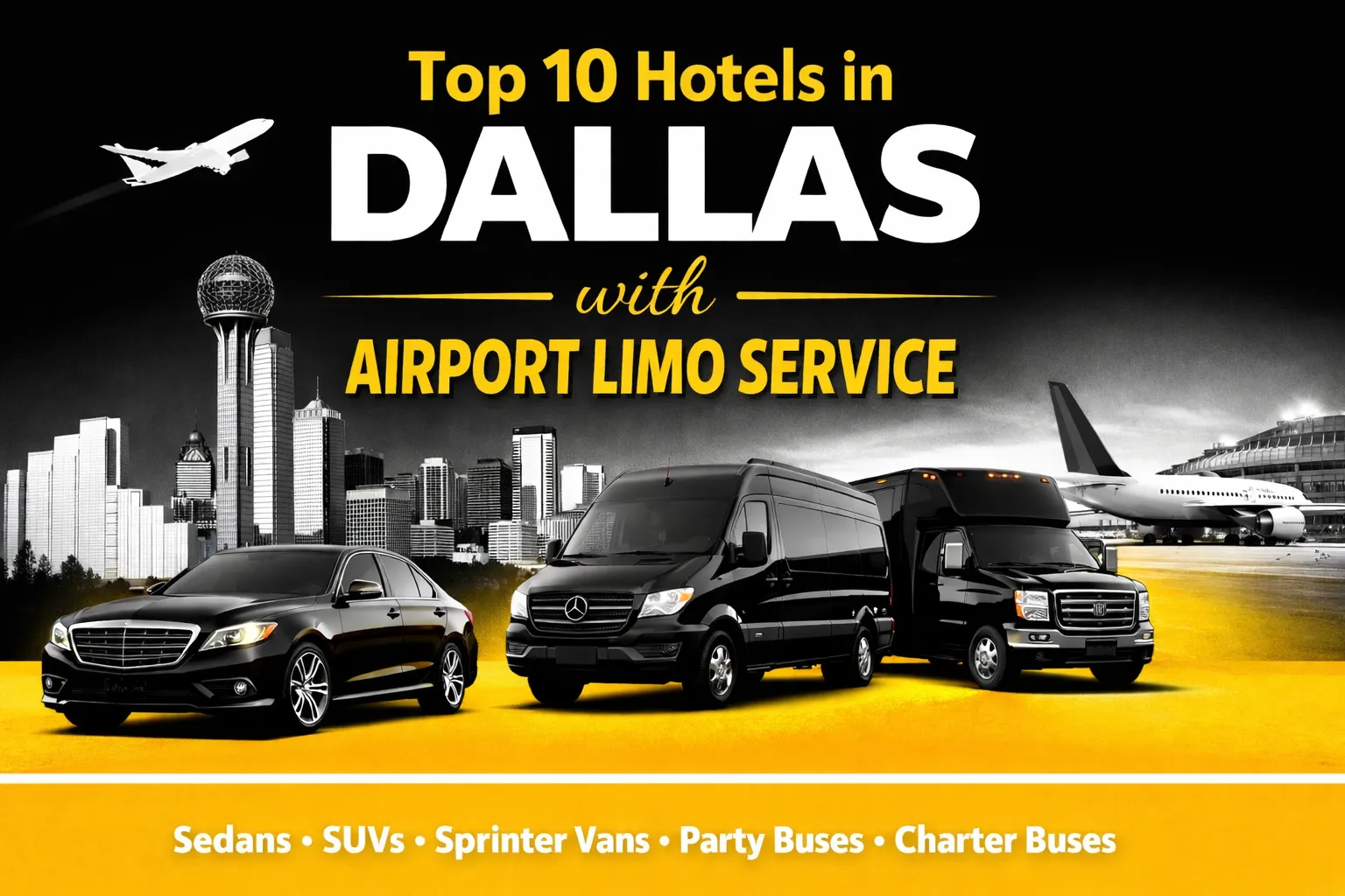Top 10 Hotels in Dallas with Premium Airport Limo Service