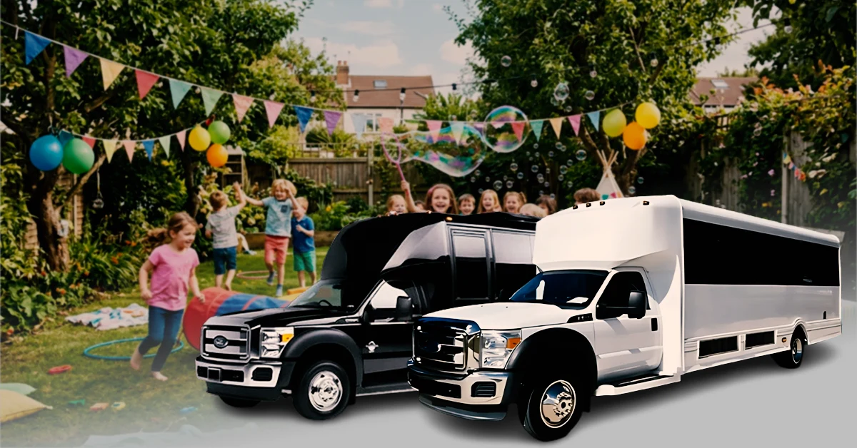 Kids Party Bus Rental in Dallas | Safe & Fun Rides for Kids