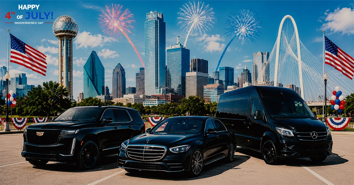 Book Our Limo Service Dallas for 4th of July Independence Day