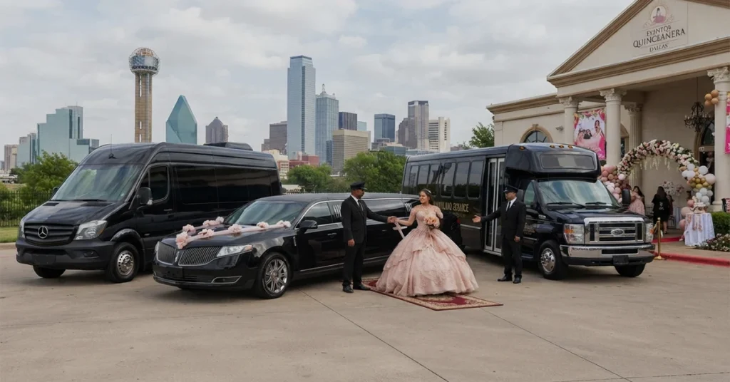 Types of Vehicles for a Quinceañera in Dallas: Quinceanera Limo and Party Bus Guide