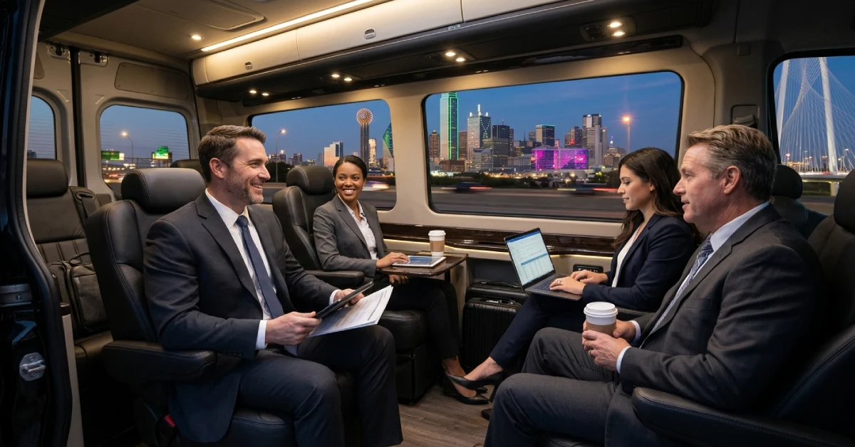 Why Do Dallas Companies Book Executive Sprinter Vans for Corporate Travel?