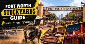 Fort Worth Stockyards Guide Rodeo, Food & Nightlife